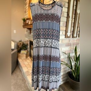 Style & Co lightweight Rayon sundress XXL Boho Pattern